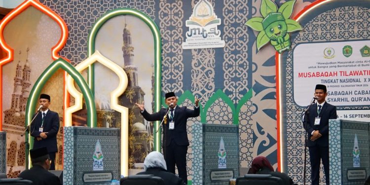 Tim Syarhil Qur’an Putra Kafilah Papua Tampilkan Moderasi Beragama