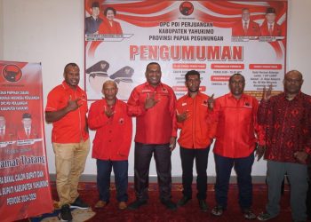 PDIP Yahukimo Buka Pendaftaran Calon Kepala Daerah Mulai Hari Ini