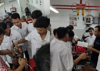 Berikan Pelayanan Terbaik ke Pelanggan, Astra Motor Papua Latih para Mekanik AHASS