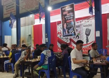 Ajang Silaturahmi, Caleg DPRD Jayapura Ruddy Bukanaung Gelar Turnamen Catur