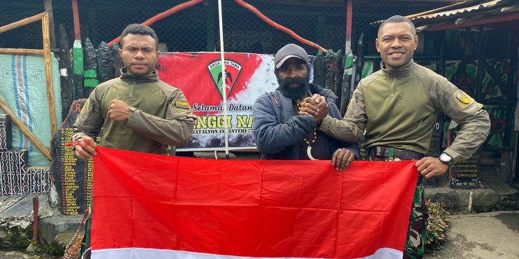 Kini Masyarakat Tingginambut Punya Bendera Merah Putih