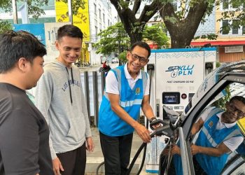 SPKLU PLN Sukses Layani Pemudik Pengguna Kendaraan Listrik