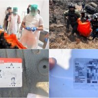 Evakuasi jenazah korban pembunuhan dan identitas korban. (Foto : istimewa)