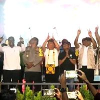 Deklarasi kampanye Pilkada damai yang diselenggarakan KPU Provinsi Papua. (Foto : tangkapan layar)
