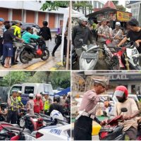 Sejumlah pelanggar mendapatkan teguran saat Operasi Patuh Cartenz 2026.