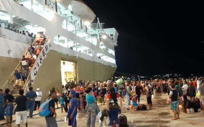 KM Ciremai sandar di Pelabuhan Jayapura. (Foto : Istimewa)