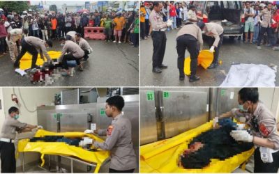 Pengendara tewas di depan Saga Mal Abepura