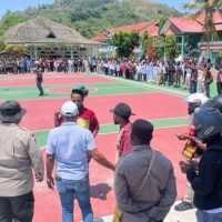 Suasana demo mahasiswa USTJ yang berujung anarkis. (Foto : Dok. Polresta Jayapura Kota)