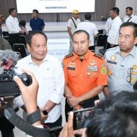 Keterangan pers jajaran Jasa Raharja dan stakeholder. (Foto : Istimewa)