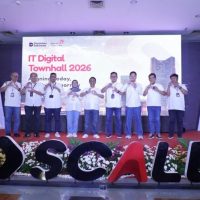 TelkomGroup resmi meluncurkan SCALE sebagai payung strategis untuk mengorkestrasi kapabilitas teknologi, efisiensi operasional, dan percepatan transformasi digital terintegrasi. (Foto : Istimewa)