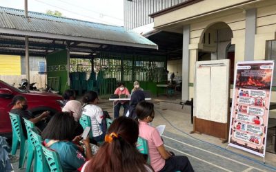 Astra Motor Papua edukasi warga Nabire siaga karhutla. (Foto : Istimewa)