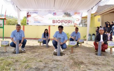 Peresmian Desa Sejahtera Astra. Desa Bengkaung yang berada di daerah Lombok Barat, Nusa Tenggara Barat (NTB), resmi menjadi Desa Sejahtera Astra Bengkaung binaan Astra Motor. (Foto : Istimewa)