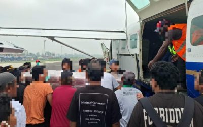 Jenazah korban kekerasan di yahukimo diterbangkan ke Timika.