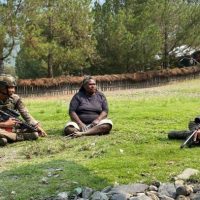 Satgas Kepolisian Operasi Damai Cartenz-2026 Sektor Puncak Jaya melaksanakan patroli humanis di Distrik Karubate, Kabupaten Puncak Jaya, Papua Tengah