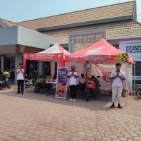 Honda Sinar Pagi Nabire, menggelar roadshow di Kantor Samsat Nabire