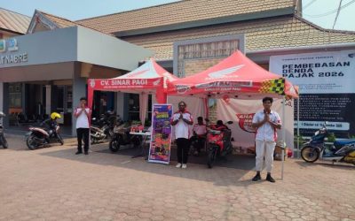 Honda Sinar Pagi Nabire, menggelar roadshow di Kantor Samsat Nabire