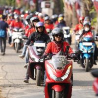 Ribuan bikers dari berbagai komunitas dan daerah menghadiri gelaran HBD di Sumatera, Kalimantan, dan Sulawesi sepanjang September hingga Oktober.