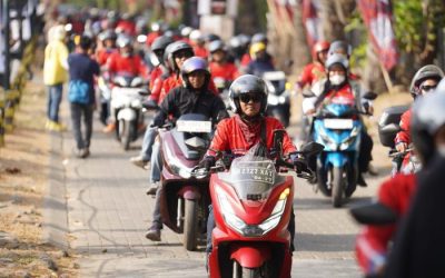 Ribuan bikers dari berbagai komunitas dan daerah menghadiri gelaran HBD di Sumatera, Kalimantan, dan Sulawesi sepanjang September hingga Oktober.