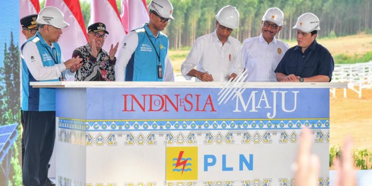 Presiden Jokowi Groundbreaking Pembangunan PLTS 50 MW di IKN Nusantara